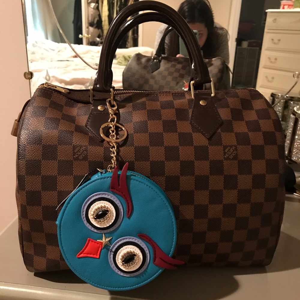 Happy Bird Coin Purse Bag Charm BAG NOT INCLUDED